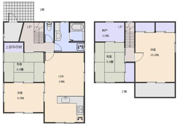 上尾日の出戸建の物件間取画像